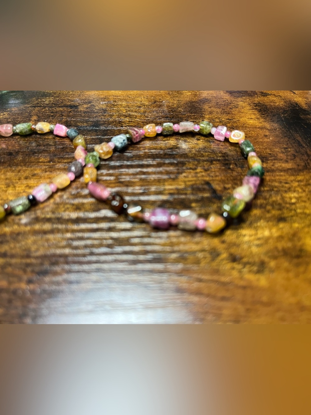 🌈 Natural Multicolor Tourmaline Bracelet Set - Two Included 🌈 - Picture 7 of 10